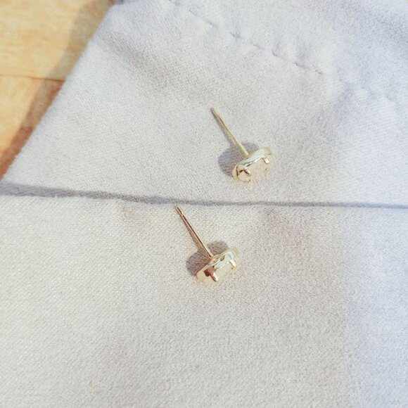 NEW Kendra Scott Emilie Drusy Stud Earrings Gold - Picture 4 of 4